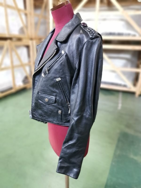 5-221 W.R.D wrd CHEVIGNON 1979 レザー ライダースジャケット M（身幅 