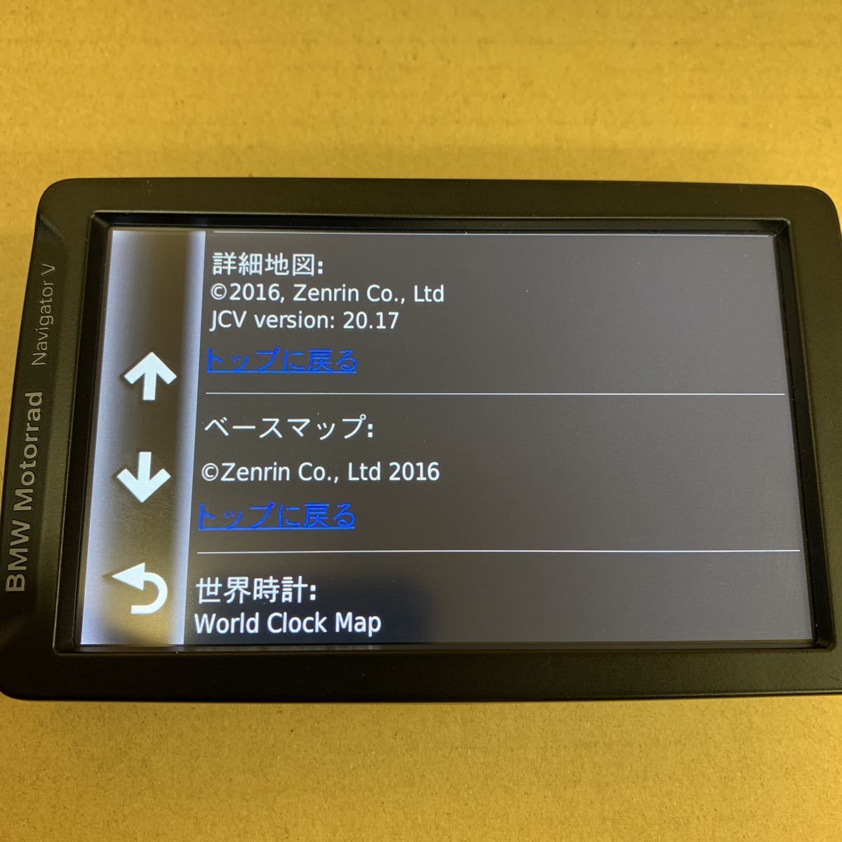 BMW 純正ナビ ガーミン Motorrad navigator v モトラッド ナビゲーター
