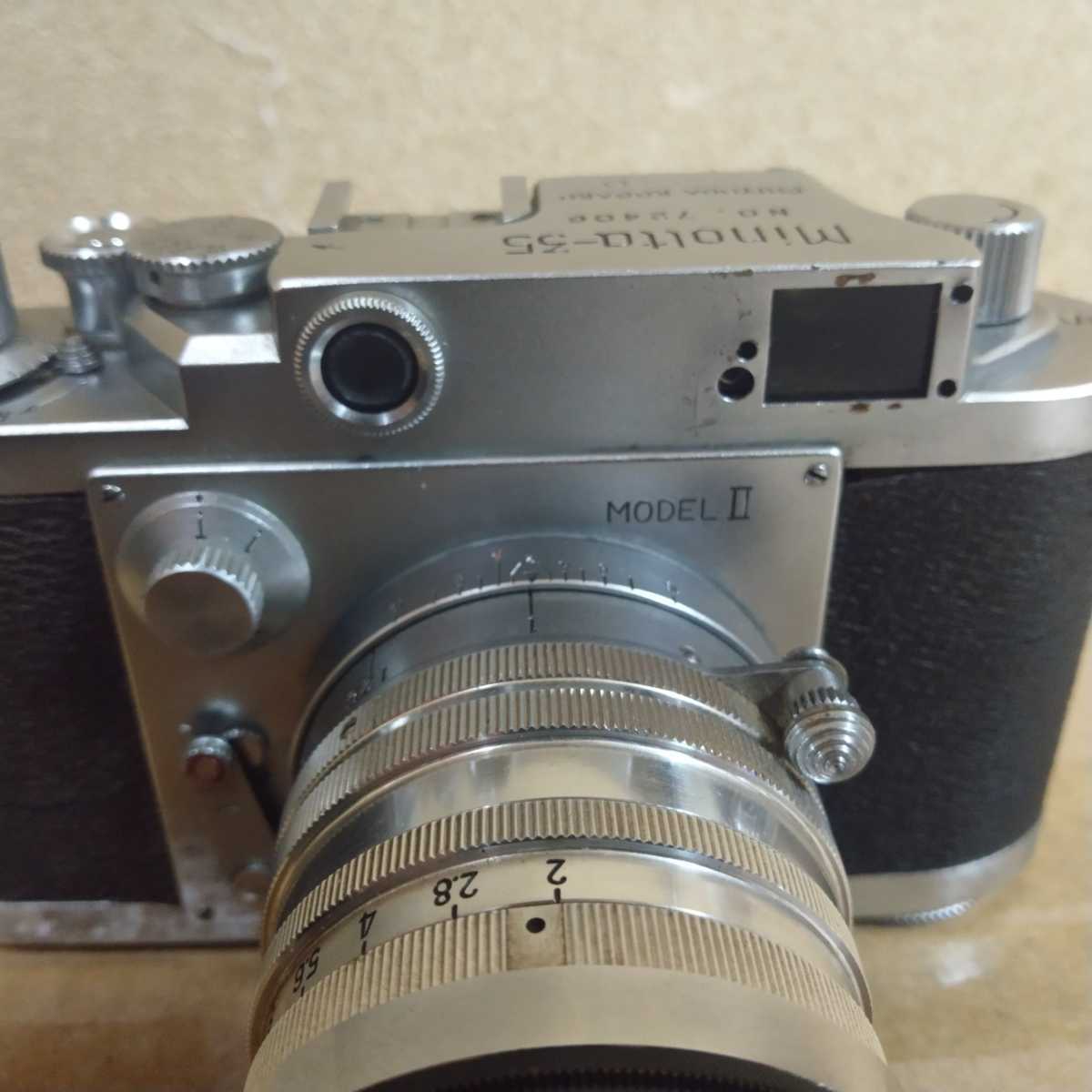 Minolta Model II フィルムカメラ 本体 Minolta35 ミノルタ MODEL2 カメラ フィルムカメラ 【公式通販】