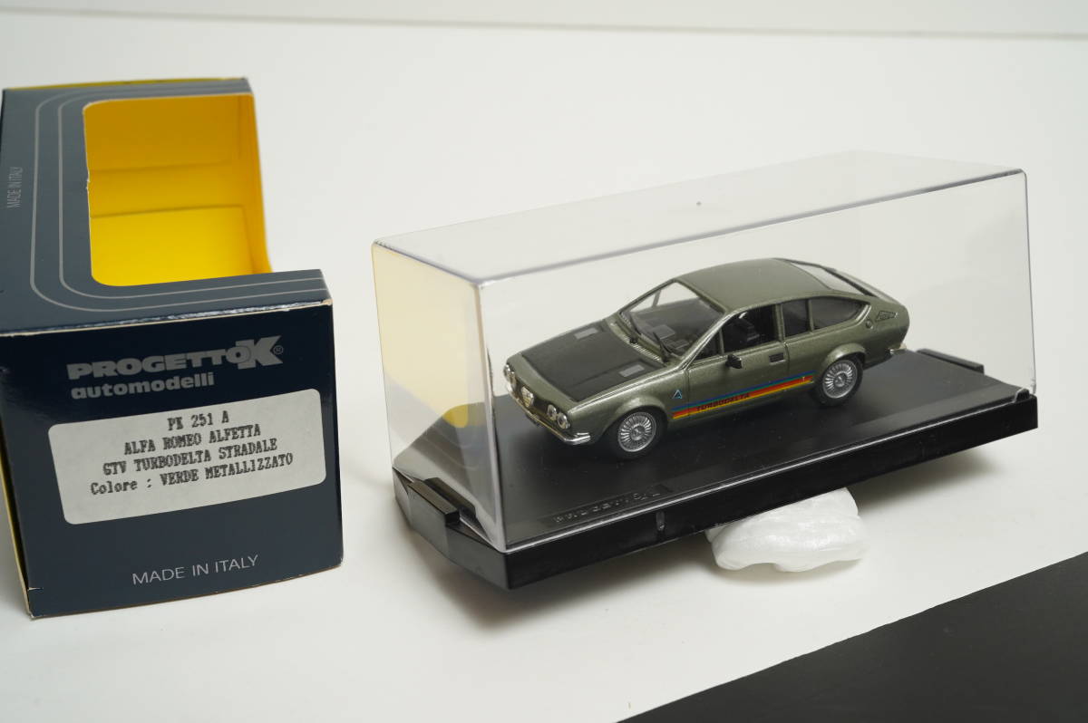 ミニカー Progetto K Alfa Romeo GTV Turbodelta GTV アルファロメオ