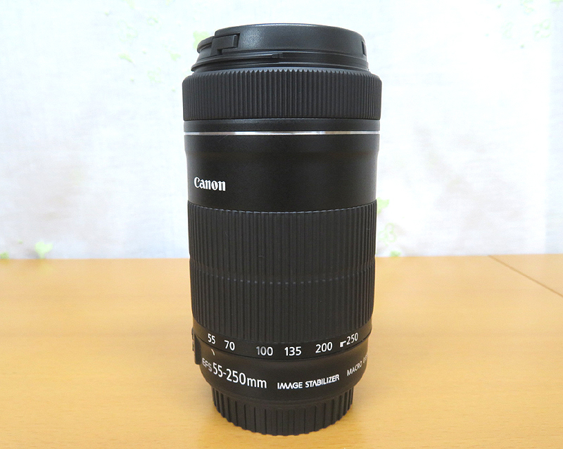 美品だけどジャンク キャノン/canon 望遠レンズ EFS 55-250mm MACRO