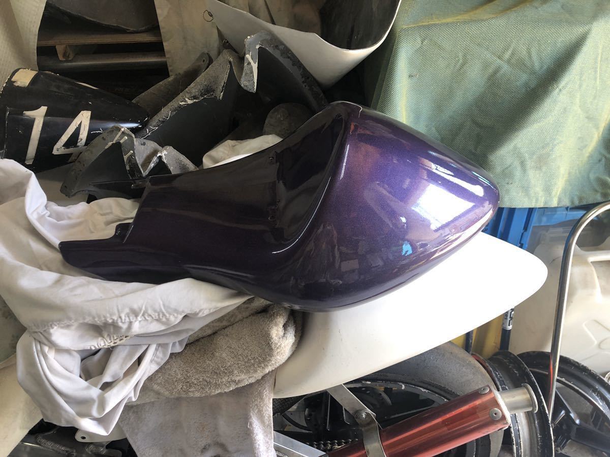 NSR50 : 純製後期形状 FRP台座付シートカウル 新品 軽量タイプ高級 
