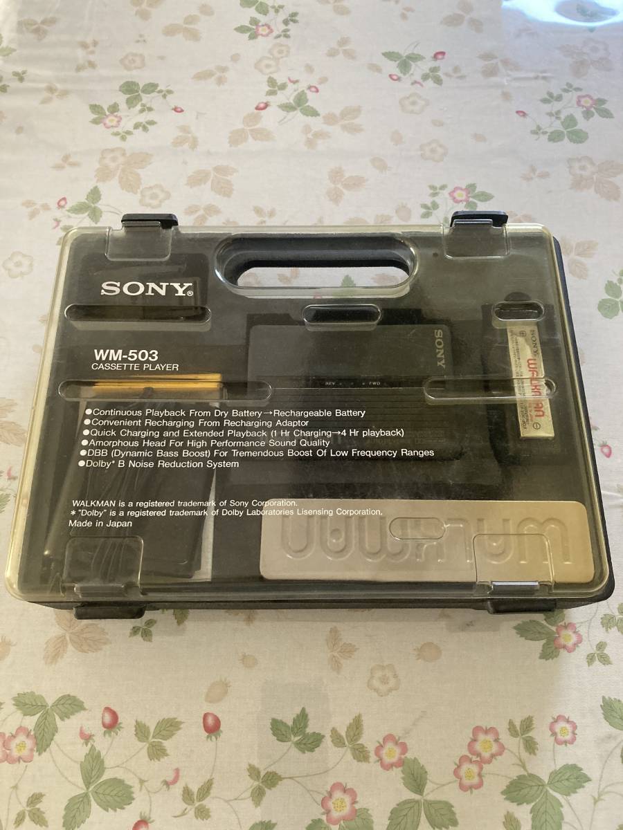 SONY WALKMAN WM-503 ケース付属品　本体無し SONY WALKMAN WM-503 ケース付属品 本体無し SONY WM-503 WALKMAN 付属