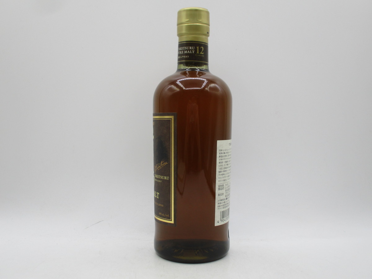 NIKKA WHISKY ニッカ ウイスキー 竹鶴 12年 ピュアモルト 700ml 未開封