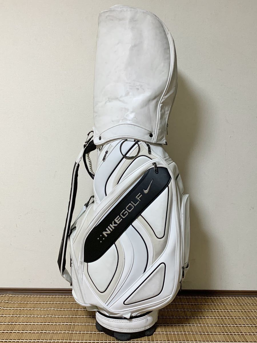 【新品，正規品】 現状品 NIKE GOLF ナイキゴルフ クラシックカートバッグ キャディバッグ 9.0型 5穴 ナイキゴルフ ゴルフバッグ(NIKE)｜売買されたオークション情報、yahooの商品情報をアーカイブ公開 - オークフ キャディバッグ