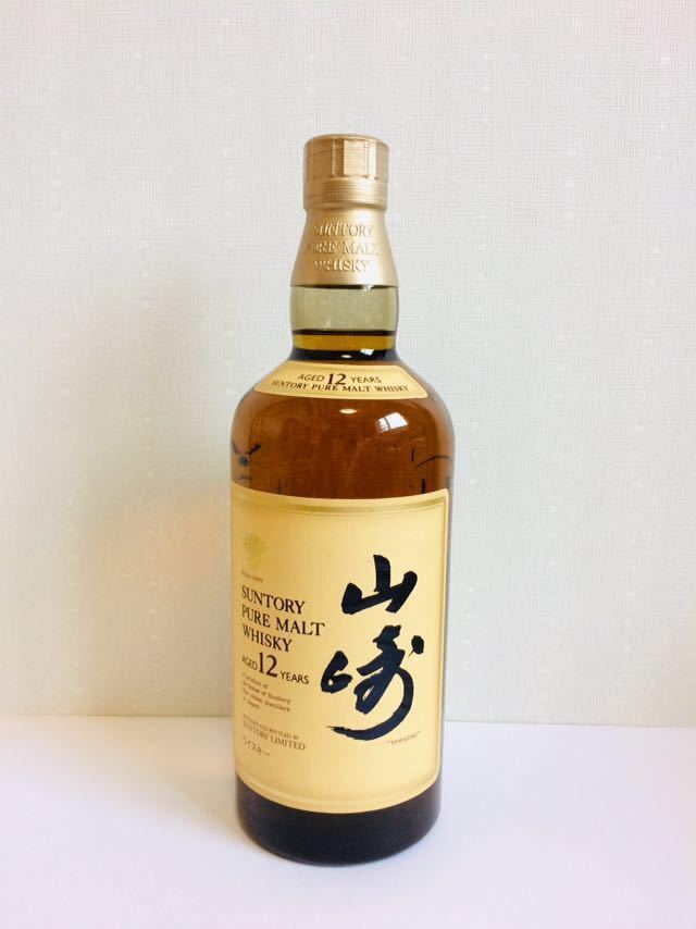 古酒サントリー山崎12年 ピュアモルトウイスキー　750ml　未開栓 古酒 未開栓 サントリー 山崎 12年 ピュアモルト ウイスキー 750ml 43