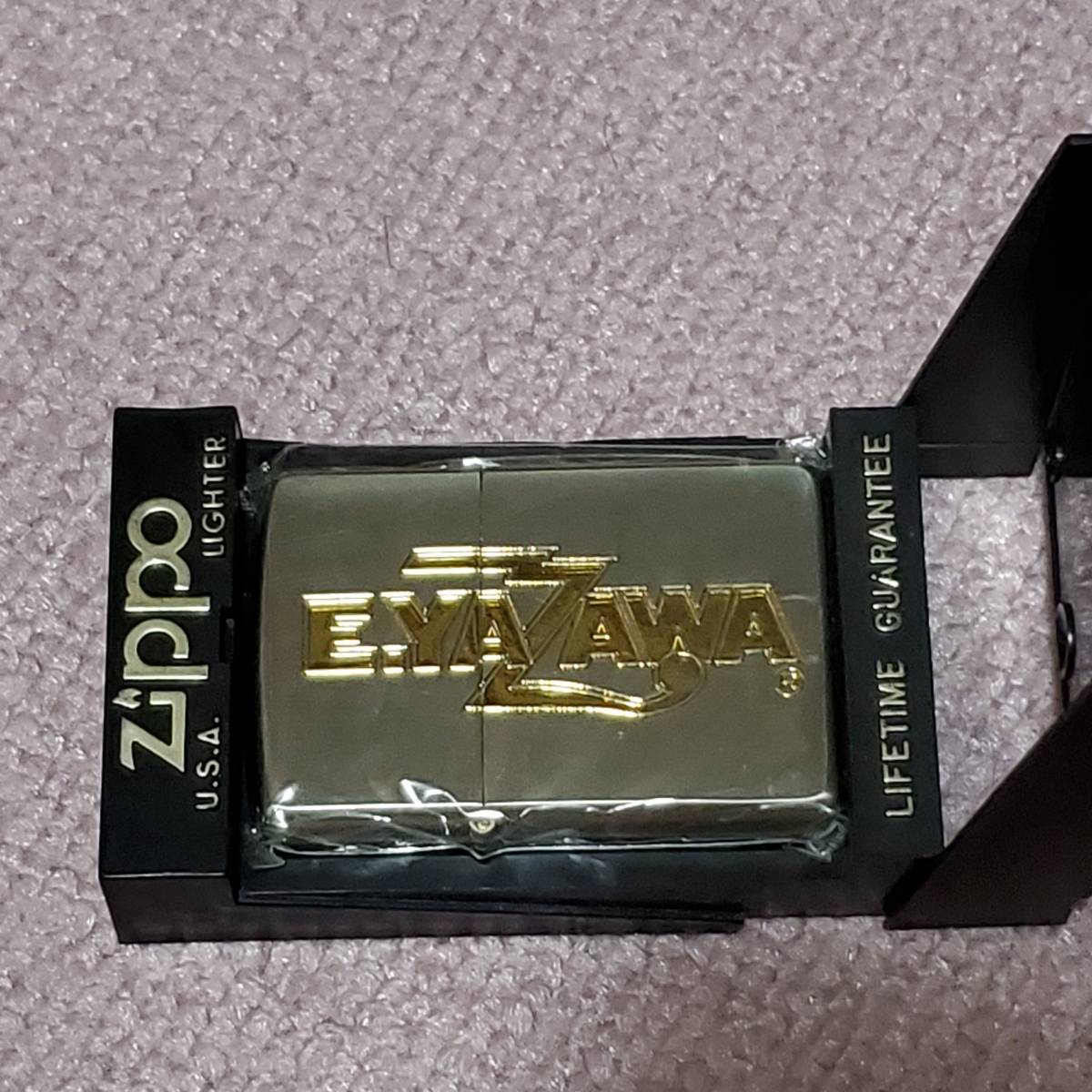 ライター ZIPPO 矢沢永吉 ジッポー 1995年製 ロゴ 矢沢永吉の中古品 