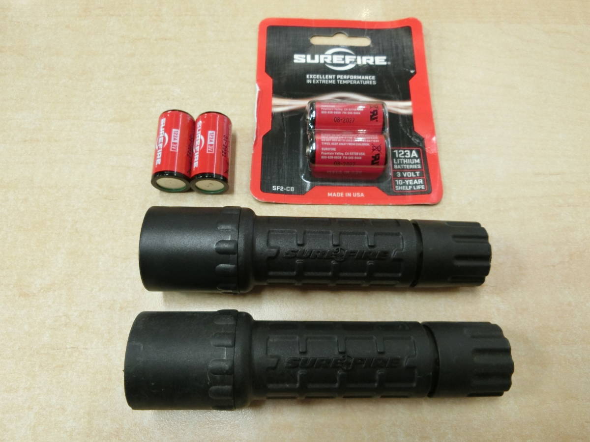 【定番人気，送料無料】 SUREFIRE シュアファイアG2 ナイトロロン キセノンバルブ G2-BK 電池付き 2本セット(シュアファイヤー)｜売買されたオークション情報、yahooの商品情報をアーカイブ公開 - オークファン シュアファイヤー