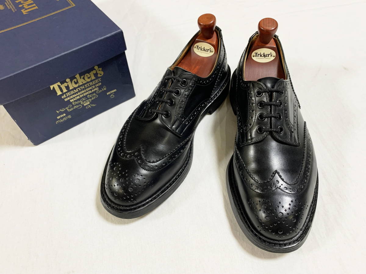 トリッカーズ ウィングチップ メンズ バートン バートン|BOURTON Tricker's カントリーブーツ BOURTON ロング MARRON ACORN M6837 Tricker's&frasl;トリッカーズ 試し履きのみ&frasl;未使用英国製 レザーウィングチップ 別注