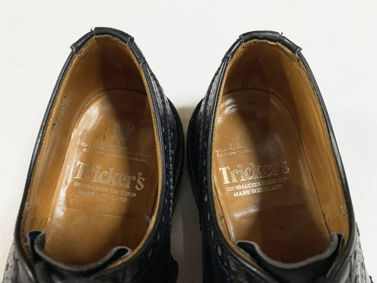 トリッカーズ ウィングチップ メンズ バートン バートン|BOURTON Tricker's カントリーブーツ BOURTON ロング MARRON ACORN M6837 Tricker's&frasl;トリッカーズ 試し履きのみ&frasl;未使用英国製 レザーウィングチップ 別注