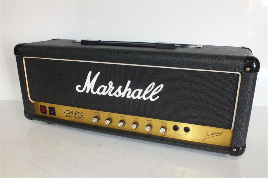  Manshell マーシャル JCM800 LEAD SERIES ギターアンプ 現状品 200801R2356A(ヘッド)｜売買されたオークション情報、yahooの商品情報をアーカイブ公開 - オークファン ギターアンプ