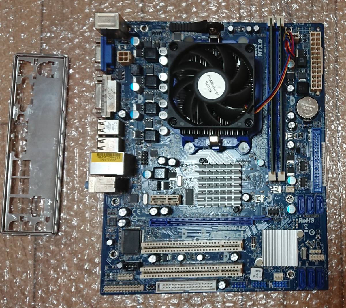 Carte mère ASRock 880GM-LE FX AMD 880G Socket AM3+ 2xDDR3 8GB Micro ATX - Informatique