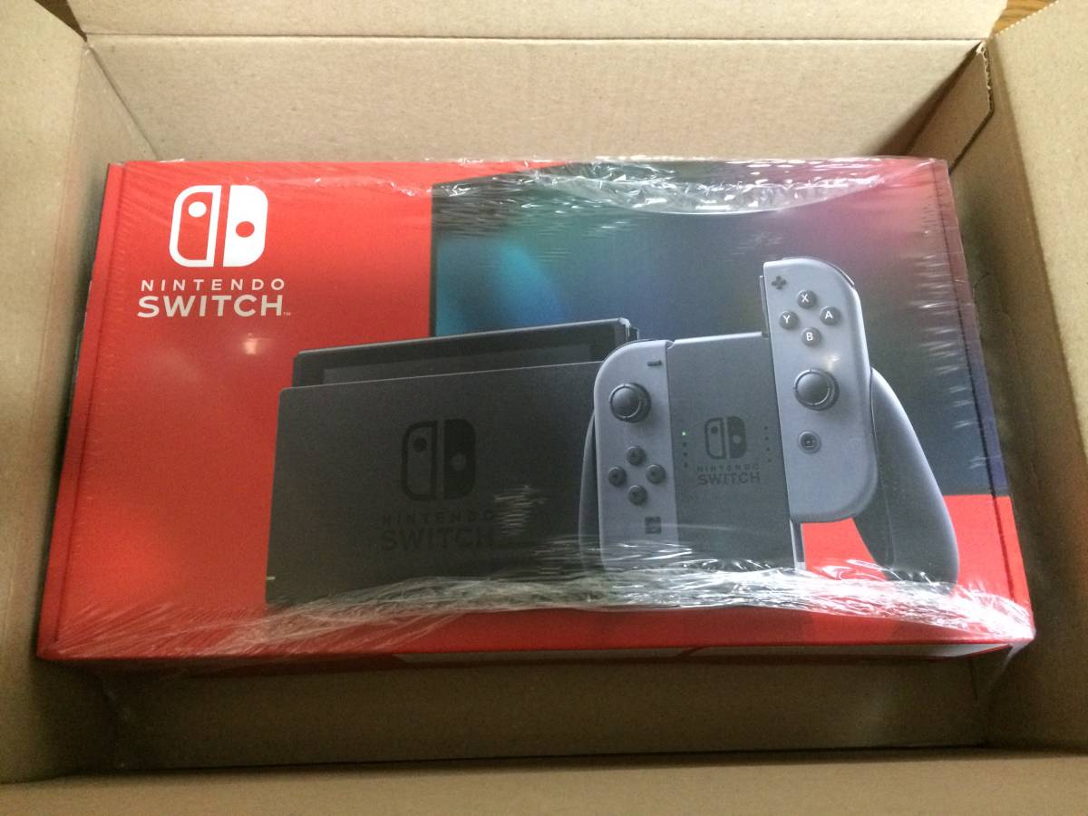 1円～新品未開封任天堂スイッチ本体一式（グレー） 調整 価格 【公式通販】