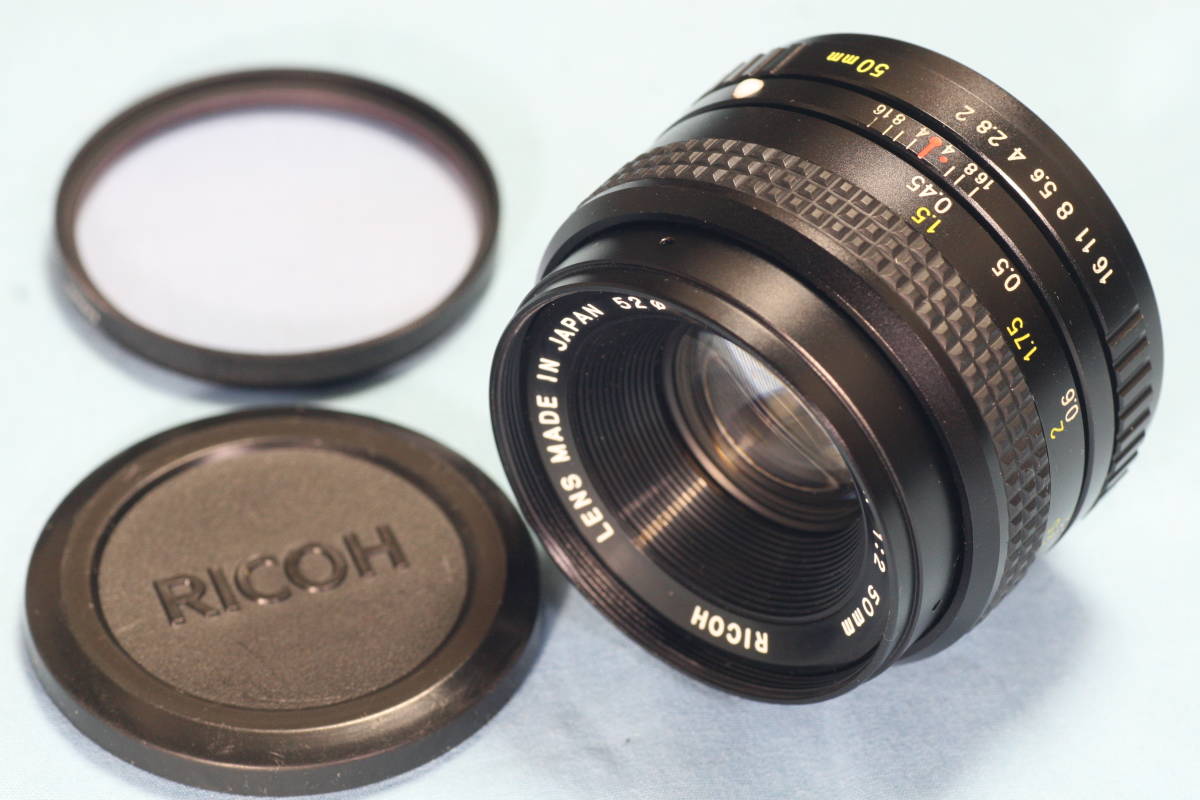 XR RIKENON 50mm XR1000S 50mmF2.0 標準 実写確認済 RICOH XR RIKENON 1: