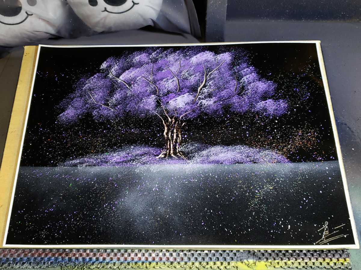 スプレーアート スプレーアート A3 297×420 パープル桜 Sakura 【公式通販】
