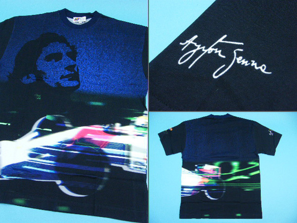 未使用 Ayrton Senna Foundation アイルトンセナ メモリアル 半袖 