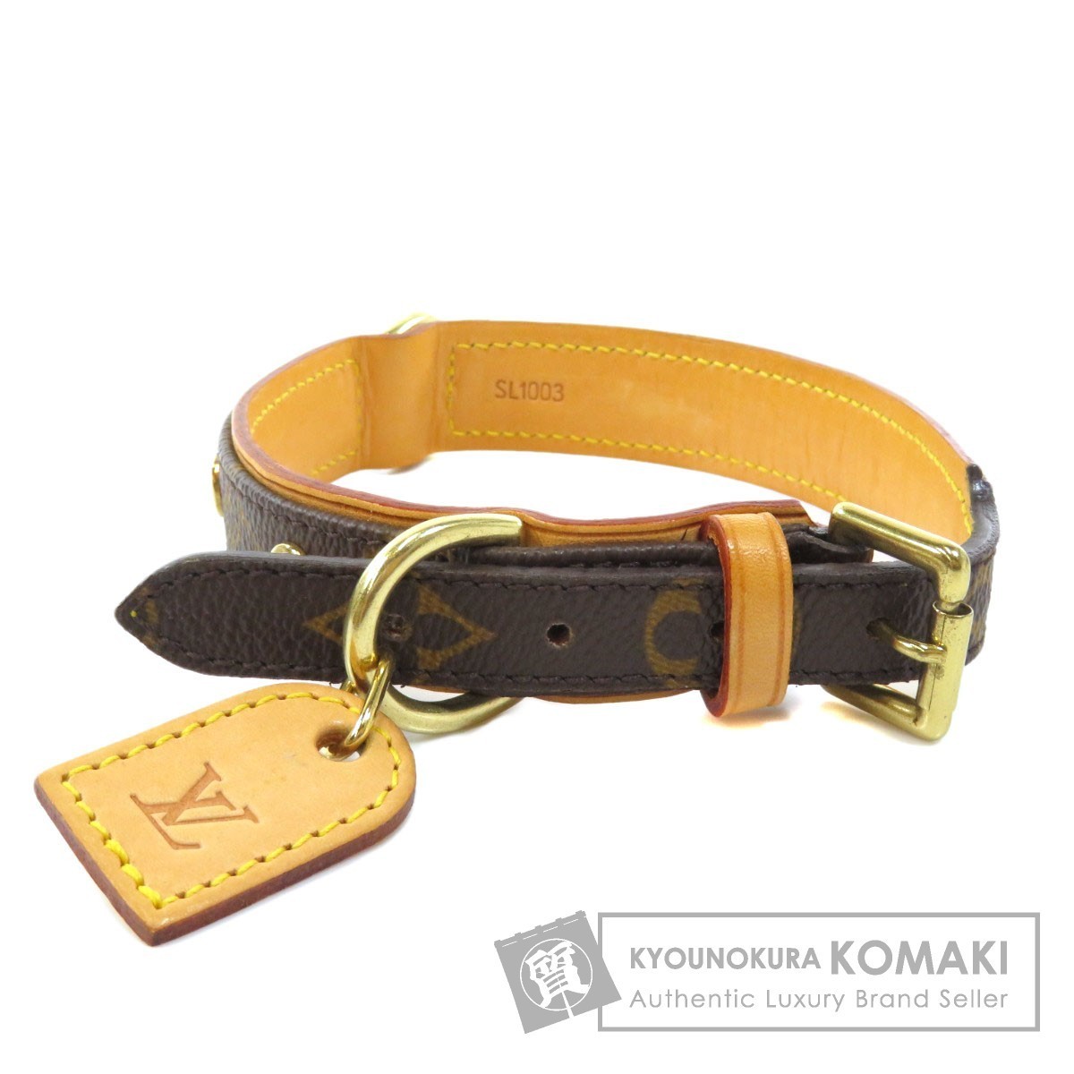 LOUIS VUITTON モノグラム　コリエ バクスターPM 犬用首輪 ルイヴィトン 犬用首輪 コリエ・バクスターPM モノグラム M58072