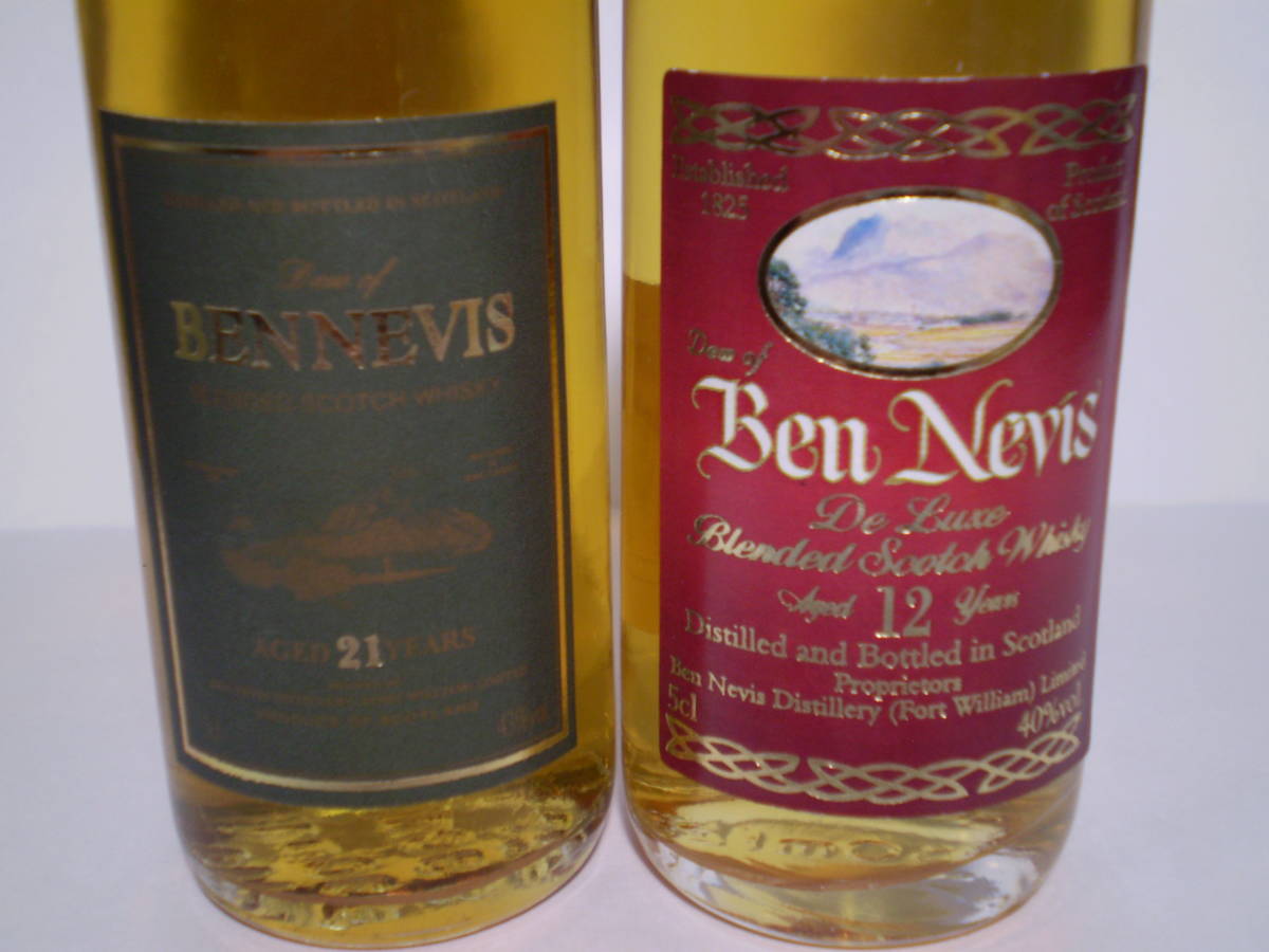ベンネヴィス Nevis ブレンデッドウィスキー ミニチュアボトル Ben 2 