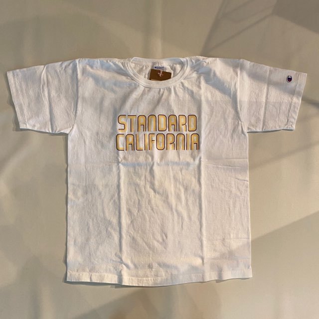大人気，限定SALE 20SS STANDARD CALIFORNIA スタンダードカリフォルニア CHAMPION T1011 ホワイト L(文字、ロゴ)｜売買されたオークション情報、yahooの商品情報をアーカイブ公開 - オークファン XLサイズ以上