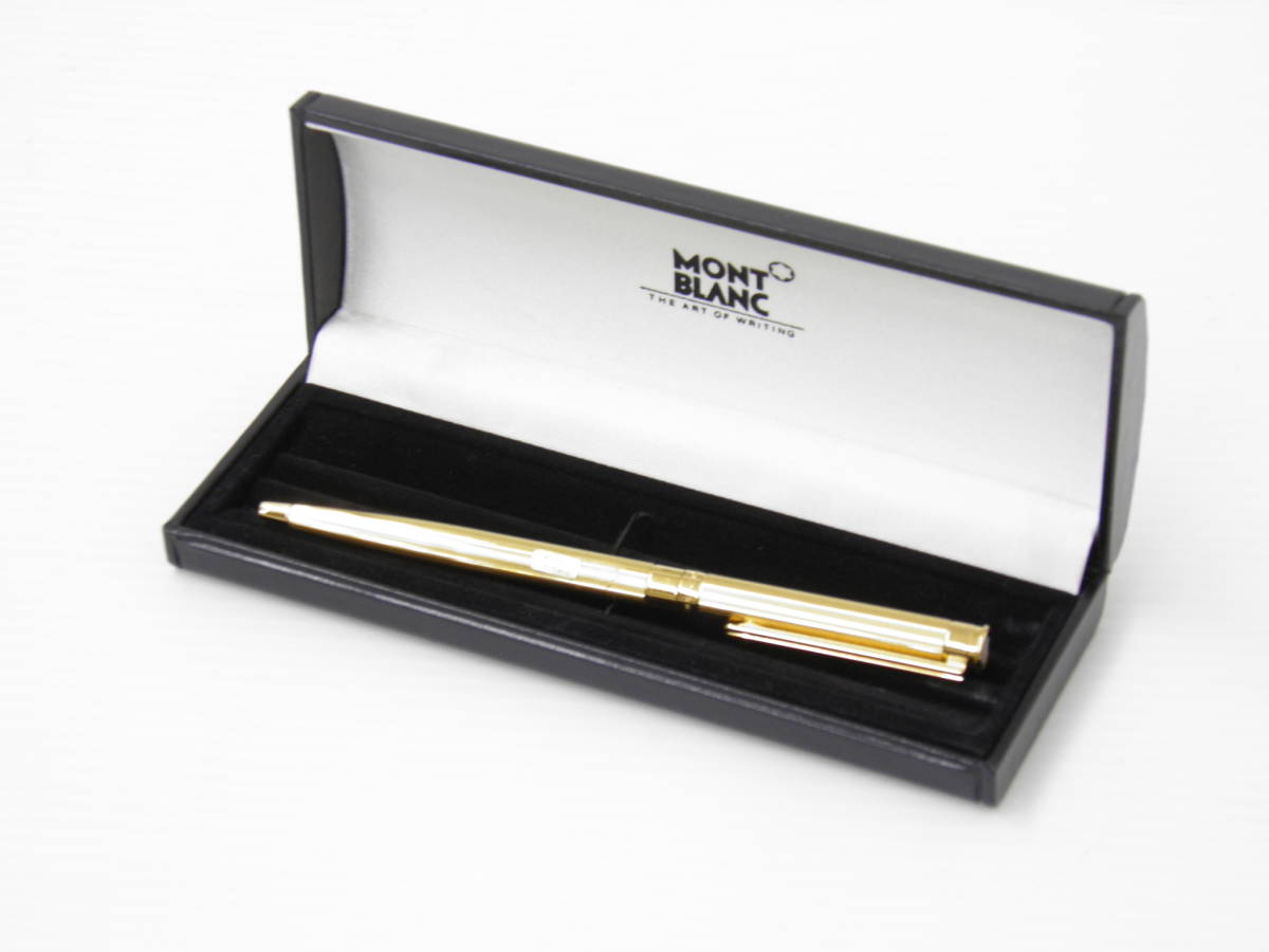 MONT BLANC シャープペン・ボールペン(インク切れ) C2a壱◇【美品】①モンブラン インク切れボールペン MONTBLANC