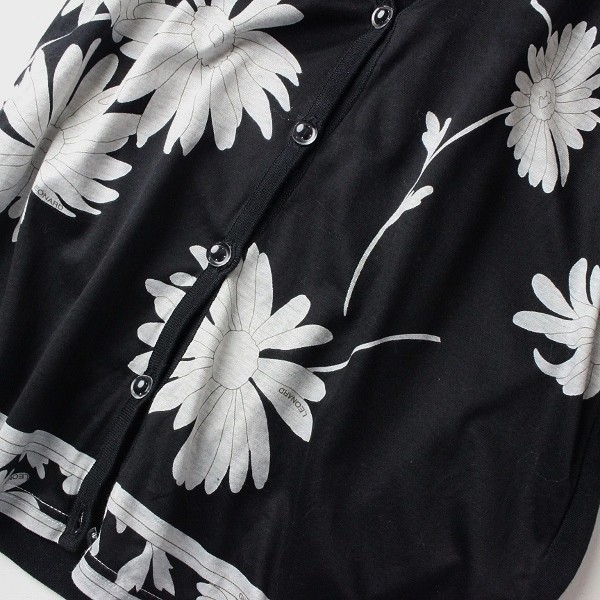 □LEONARD / レオナール 花 フラワー コットン カーディガン＆トップス