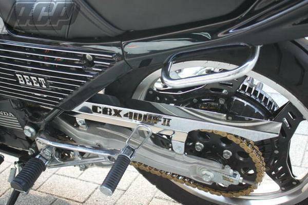 CBX400F 2026年最新Yahoo!オークション ロゴ入メッキチェーンカバー