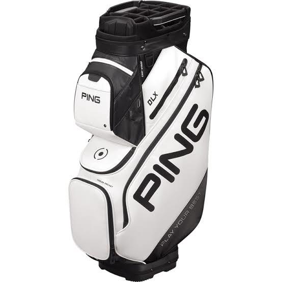 K480 専用 PING DLX キャディバッグ 15分割 ホワイト PING DLX