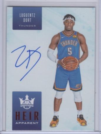 19-20 Panini Court Kings Ruby Luguentz Dort Auto /99 2019-20 