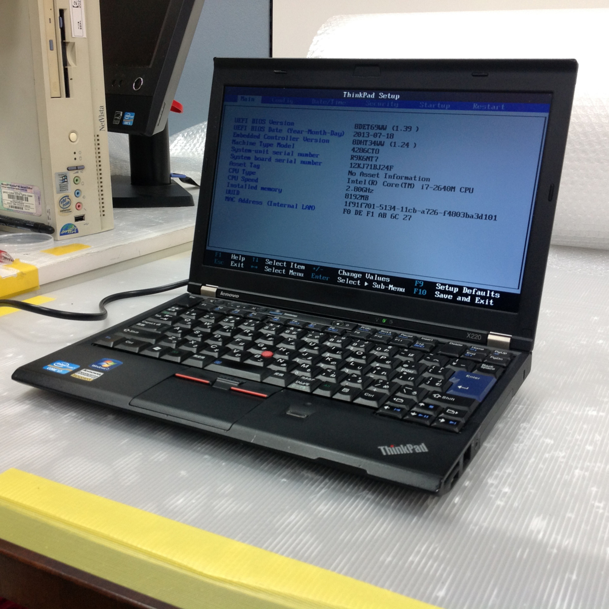 lenovo X220 4286-CTO Core i5-2410M 2.3GHz 2GB ノート ジャンク
