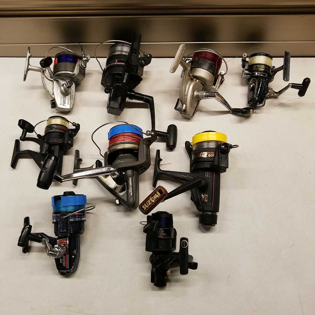【超激得，お買い得】 DAIWA ダイワ SHIMANO シマノ RYOBI リョービ いろいろ スピニングリール まとめセット 9個(スピニングリール)｜売買されたオークション情報、yahooの商品情報をアーカイブ公開 - オークファン その他