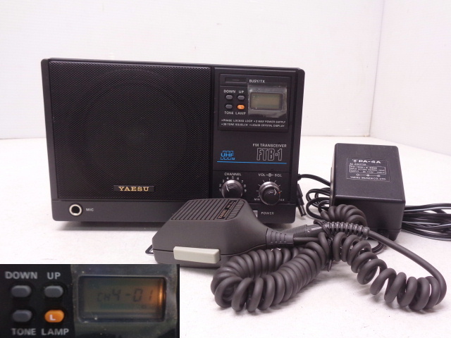 定番，得価 ⑤ YAESU 八重洲 特定小電力無線電活装置 FTB-1 マイク付(固定)｜売買されたオークション情報、yahooの商品情報をアーカイブ公開 - オークファン 固定