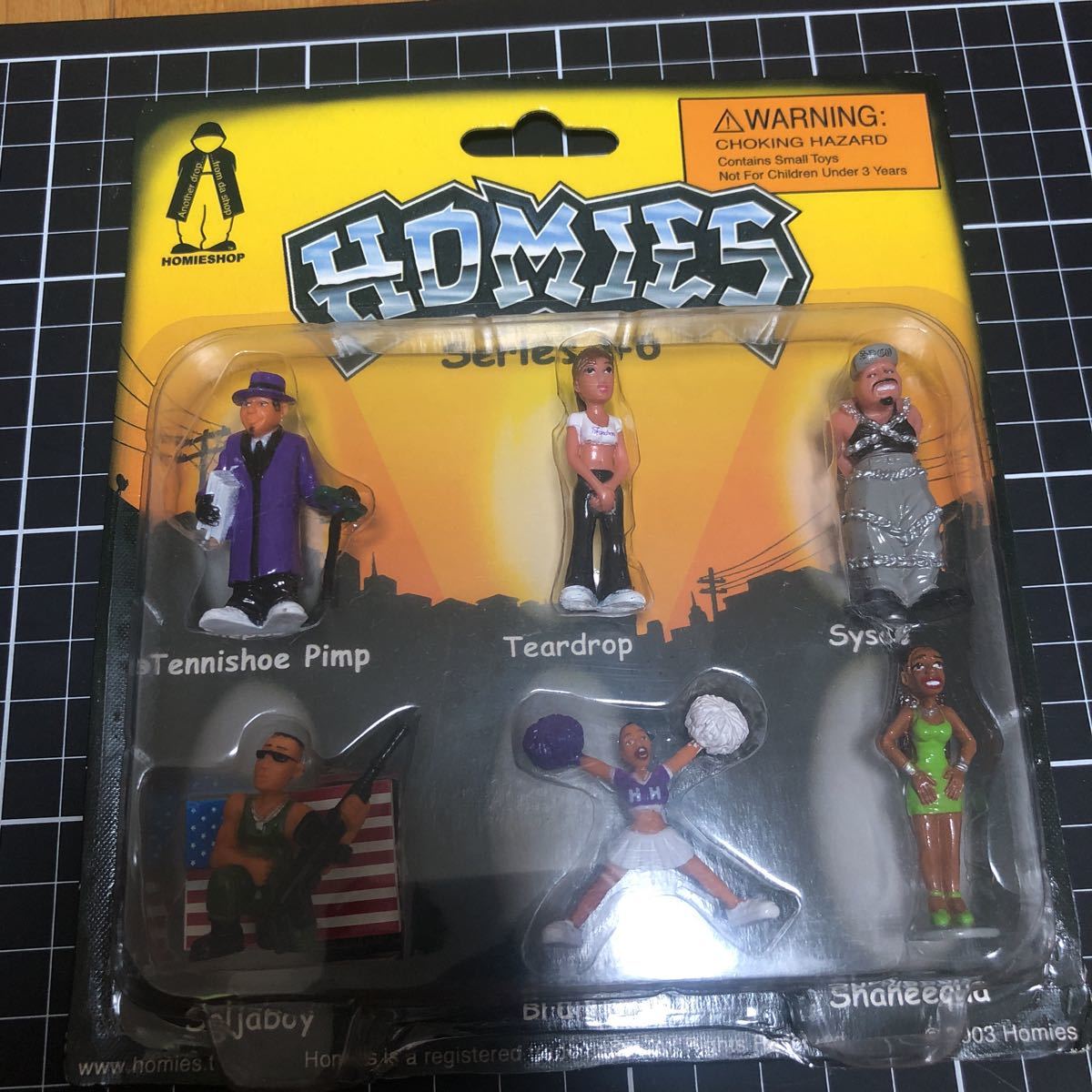 HOMIES ホーミーズ フィギュア　ローライダー　チカーノ 西海岸　激レア HOMIES ホーミーズ フィギィア #6 ローライダー チカーノ HOMIES
