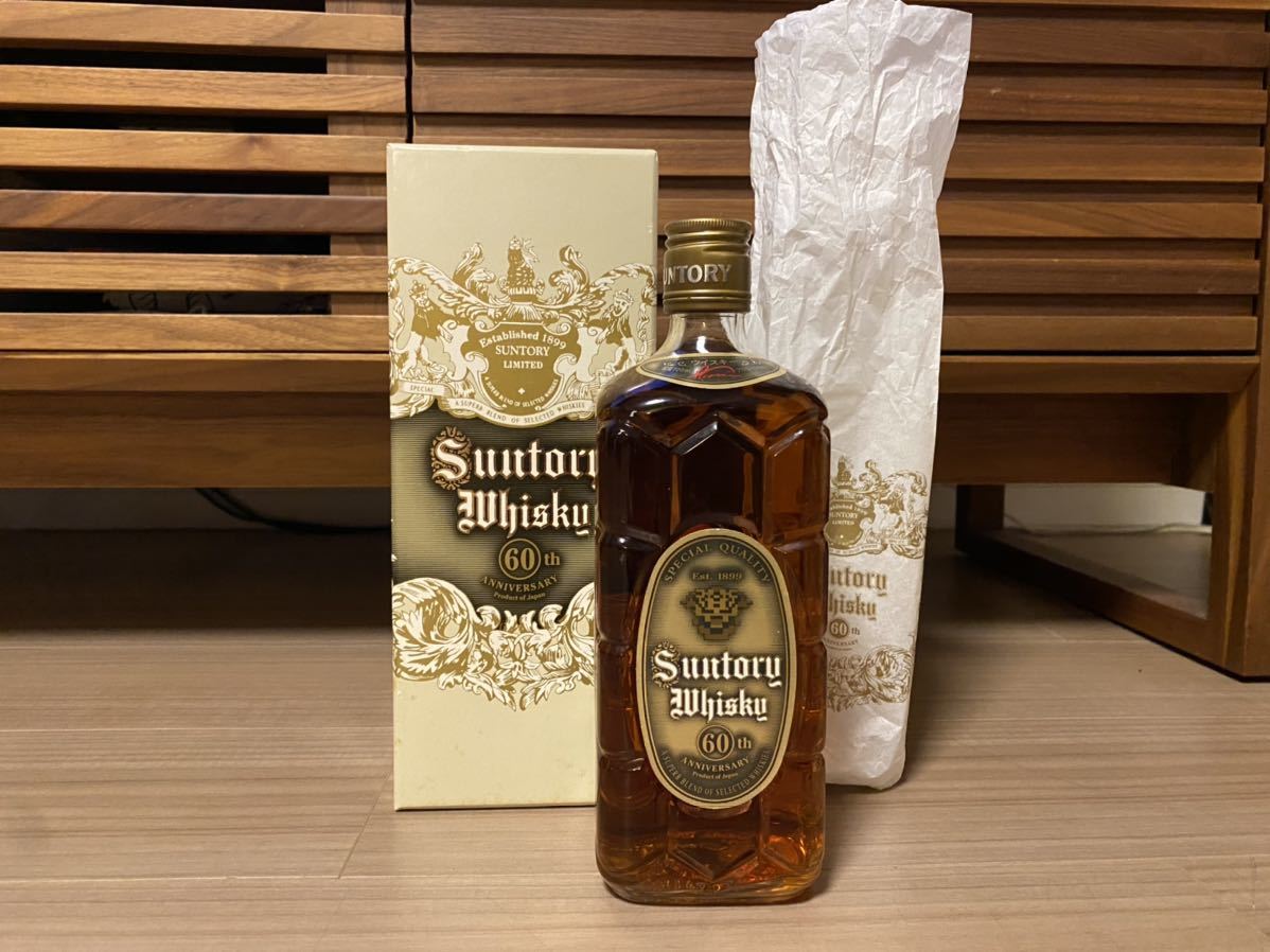 サントリー 特角 10年 ウイスキー 700ml 60周年記念 非売品 SUNTORY 特