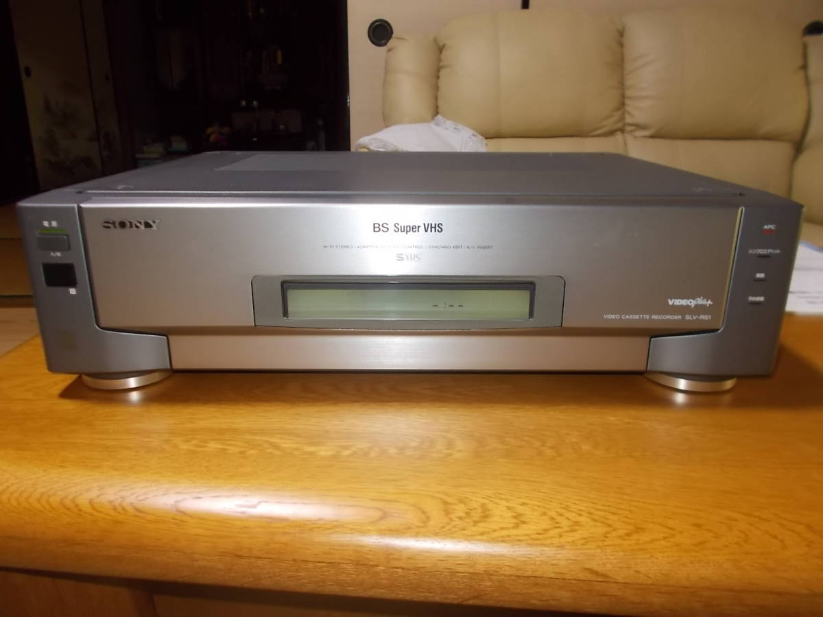 SONY　ビデオカセットレコーダー　　S-VHS SLV-RS1　　　ジャンク品　　_1