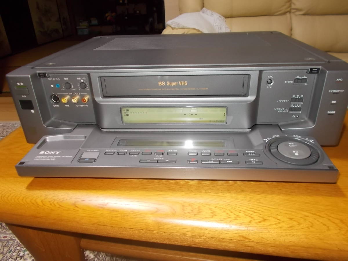 SONY　ビデオカセットレコーダー　　S-VHS SLV-RS1　　　ジャンク品　　_2