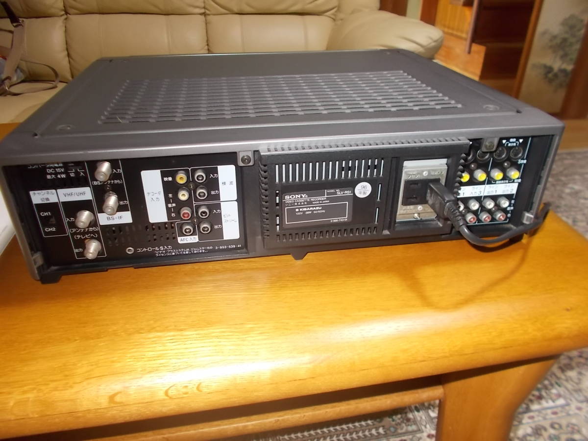SONY　ビデオカセットレコーダー　　S-VHS SLV-RS1　　　ジャンク品　　_3