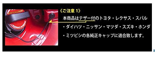 【送料無料・即決】色レッド HASEPRO ( ハセ・プロ ) マジカルカーボン【ホログラム フューエルキャップエンブレム】(レッ_3