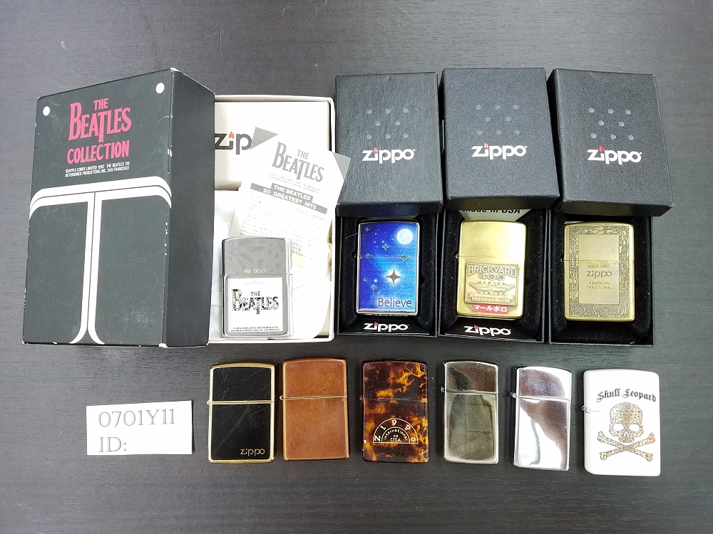 【人気セール，得価】 0701Y11 ジッポー ZIPPO ライター 喫煙具 火花確認済み 計10点まとめ 写真 下にものせています(その他)｜売買されたオークション情報、yahooの商品情報をアーカイブ公開 - オークファン Zippo