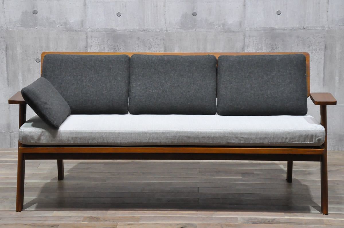 スキャンチークSCANTEAK 2〜3人掛けソファー 定価16万 SCANTEAK 15万