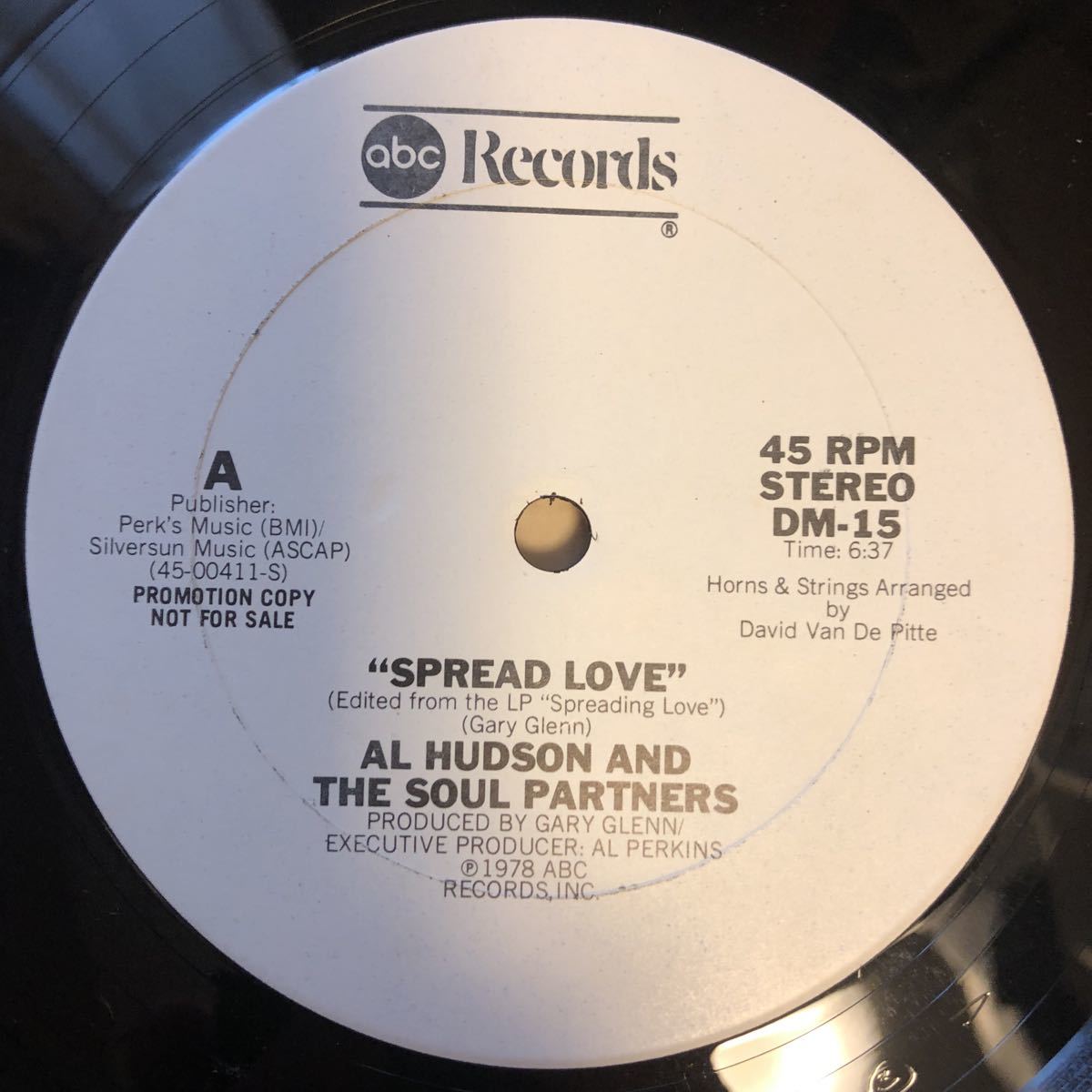 【大人気，正規品】 AL HUDSON AND SOUL PARTNERS/SPREAD LOVE 12インチプロモ(ディスコ)｜売買されたオークション情報、yahooの商品情報をアーカイブ公開 - オークファン ディスコ
