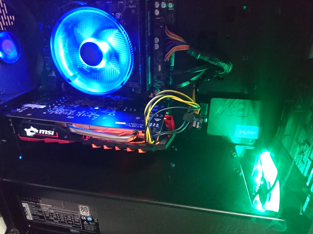6画面同時出力ハイエンドゲーミングPC】i7-3770/GTX1050Ti 4G/大容量