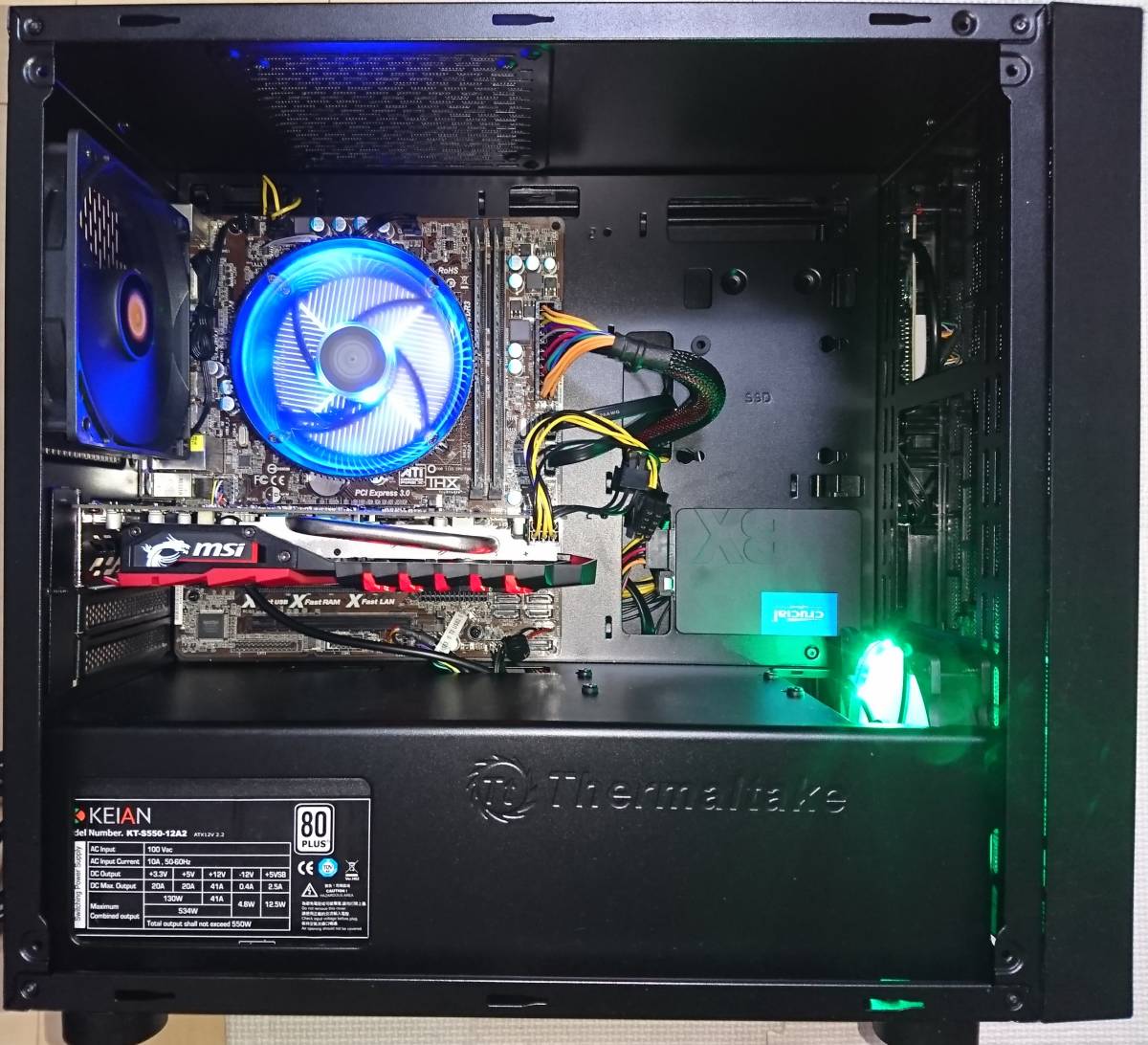 6画面同時出力ハイエンドゲーミングPC】i7-3770/GTX1050Ti 4G/大容量