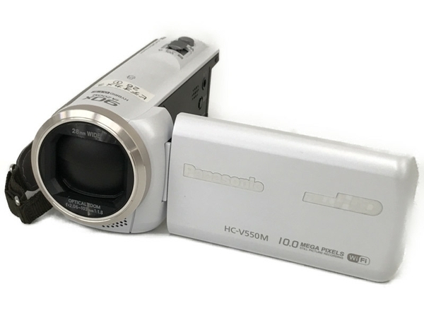 中古 Panasonic パナソニック HC-V550M-W ビデオカメラ デジタル