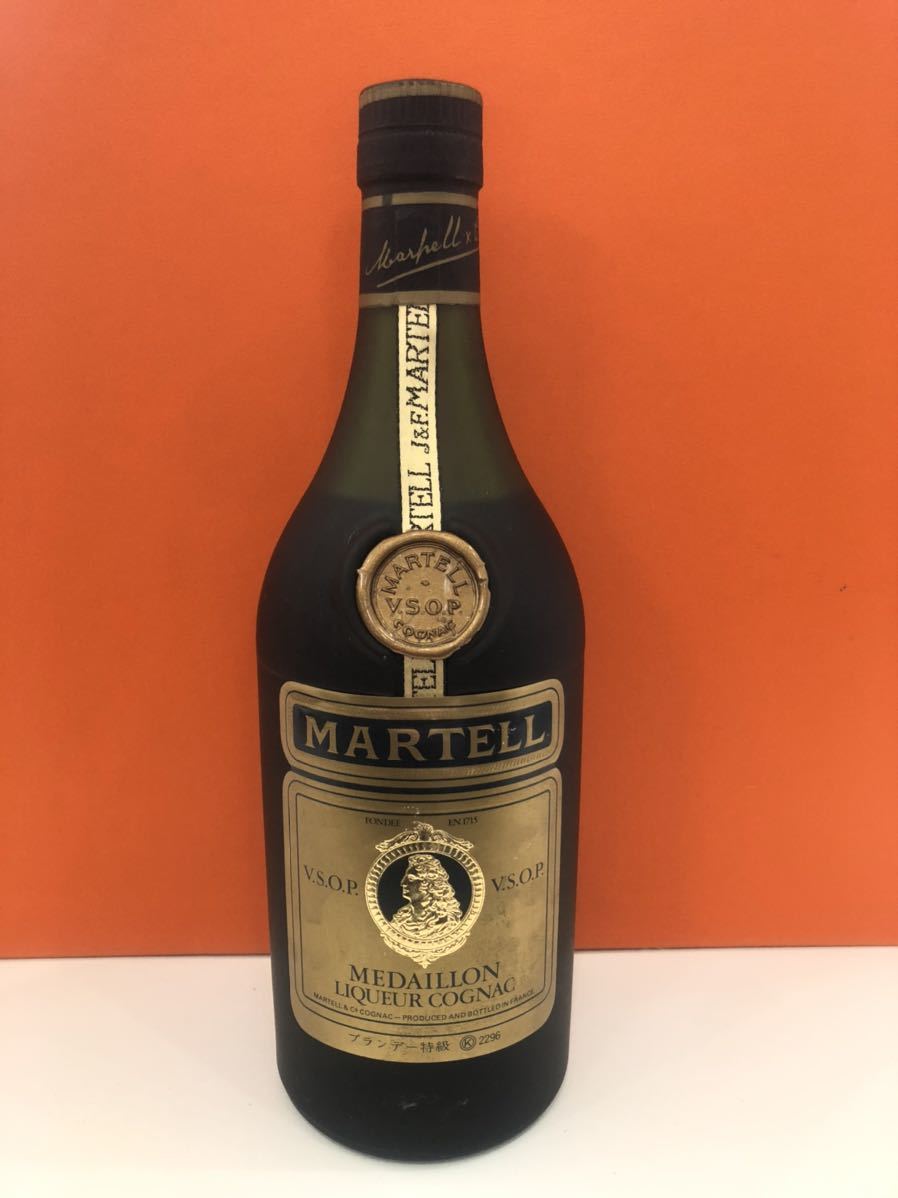 K6 MARTELL MEDAILLON COGNAC V.S.O.P. マーテル 700ml40度 未開栓 古