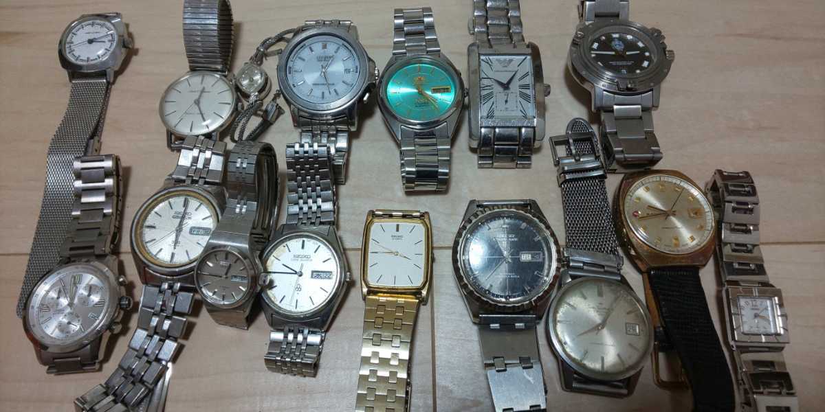 腕時計 ジャンク品まとめ セイコー、シチズン、カシオなど色々多数あり