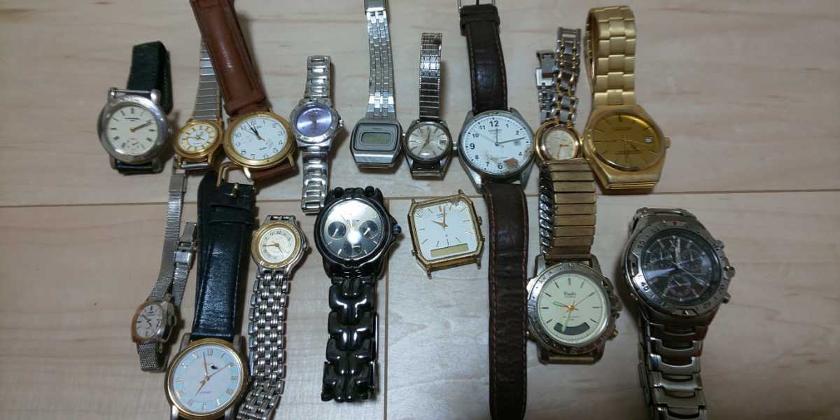 腕時計 ジャンク品まとめ セイコー、シチズン、カシオなど色々多数あり