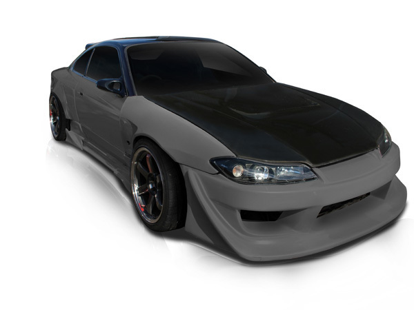 新品 S15 15シルビア エアロ フロント バンパー スポイラー カナード