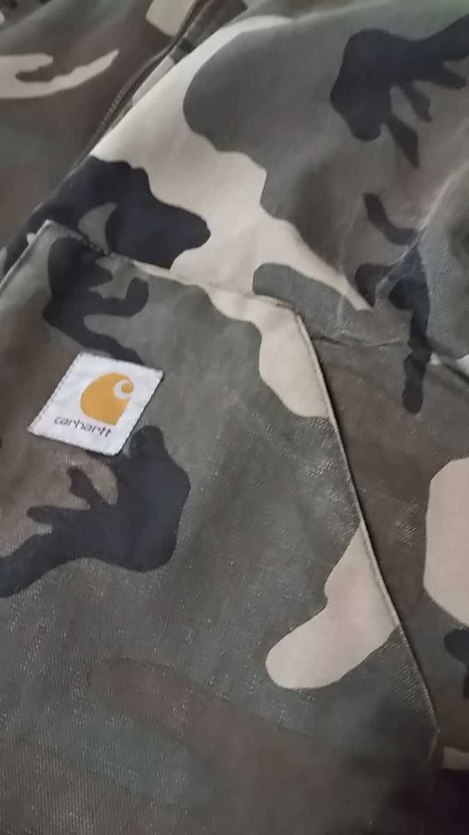 FAT Carharttパロディ 迷彩 MA-1ジャケット