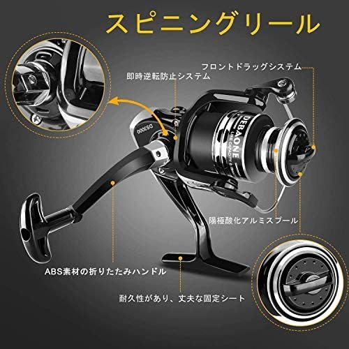 BlueFire 釣りセット 釣り竿セット 初心者 2.1m 炭素伸縮釣竿