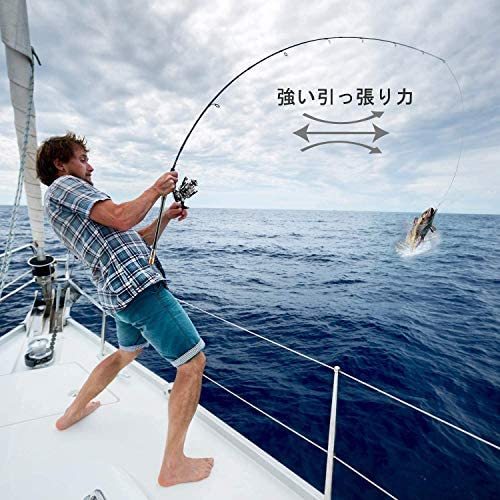 BlueFire 釣りセット 釣り竿セット 初心者 2.1m 炭素伸縮釣竿